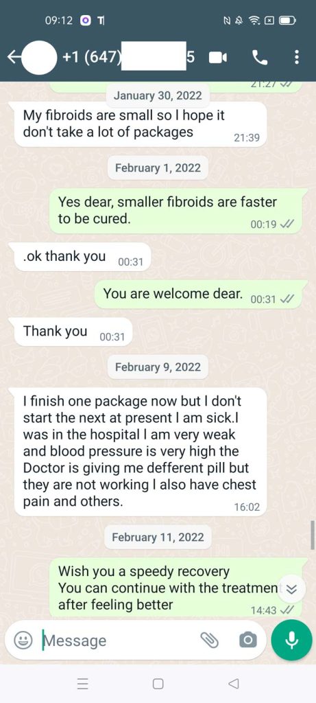 Fibroids package