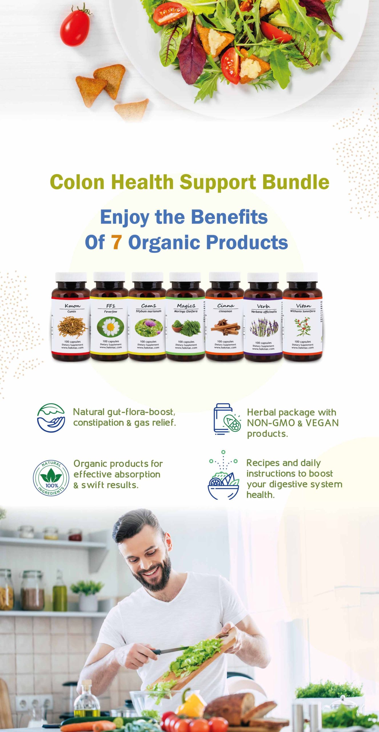 Colon Health Support Bundle - VERA Package-hekmacenter